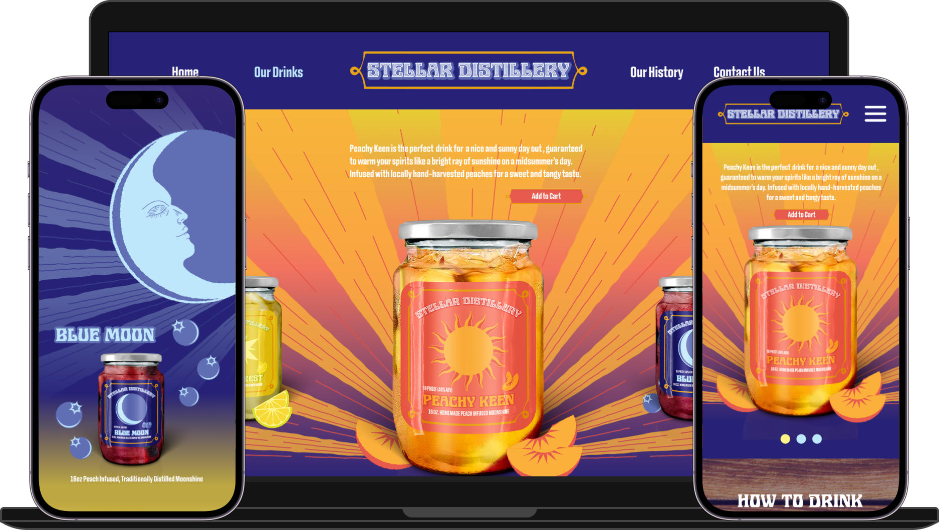 website displayed on desktop and mobile